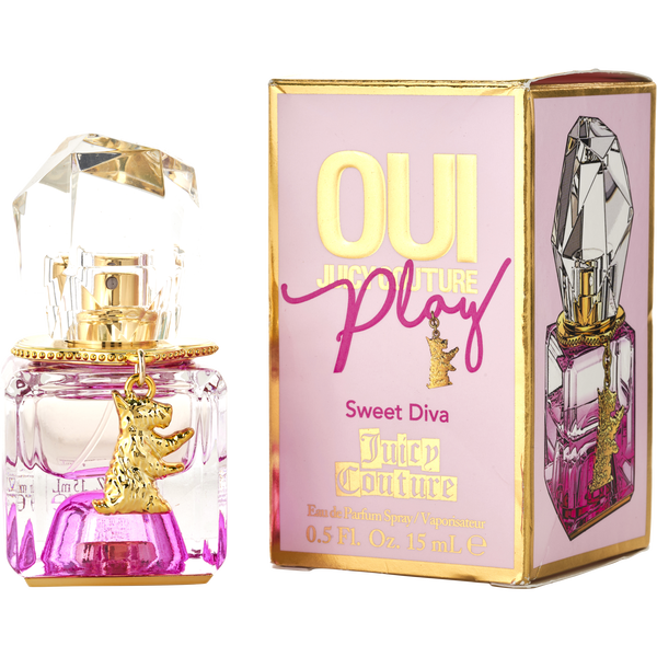 Juicy Couture Oui Play Sweet Diva by Juicy Couture, Eau De Parfum Spray 0.5 oz, image 1 of 2