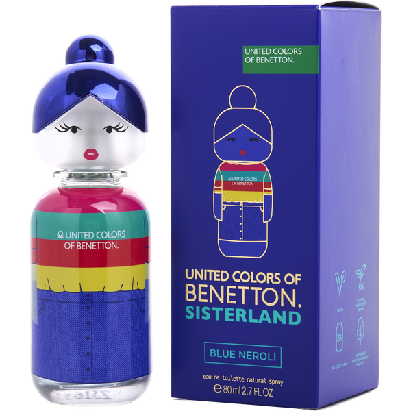 Benetton Sisterland Blue Neroli by Benetton, Eau De Toilette Spray 2.7 oz, image 1 of 2