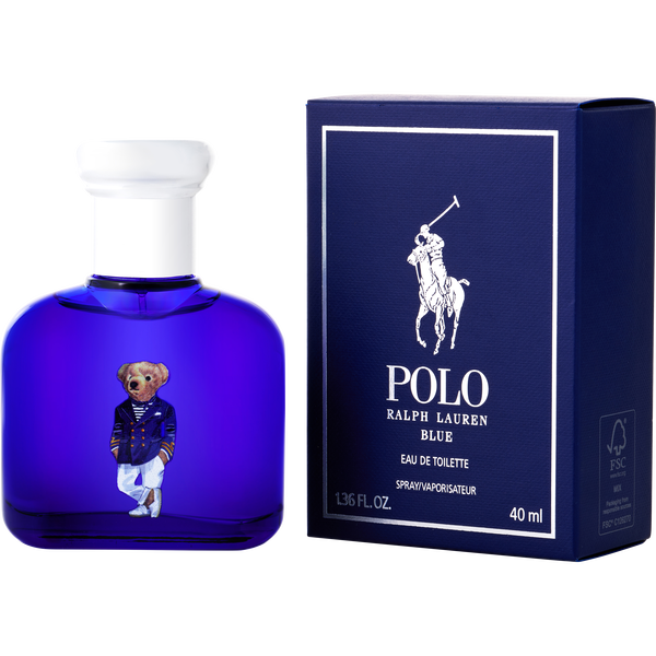 Polo Blue Bear by Ralph Lauren, Eau De Toilette Spray (Limited Edition) 1.3 oz, image 1 of 2