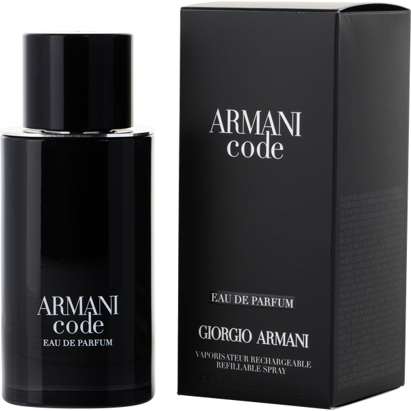 Armani Code Eau De Parfum Spray Refillable 2.5 oz