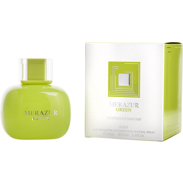 Merazur Green Eau De Parfum Spray 3.3 oz
