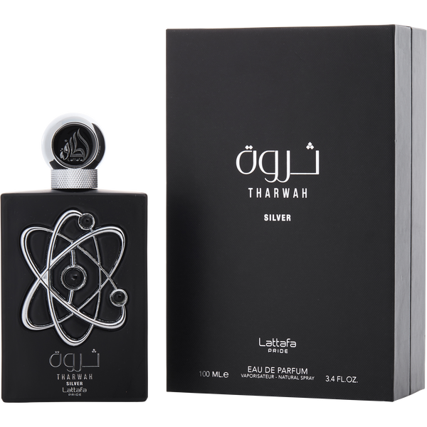 Lattafa Pride Tharwah Silver Eau De Parfum Spray 3.4 oz