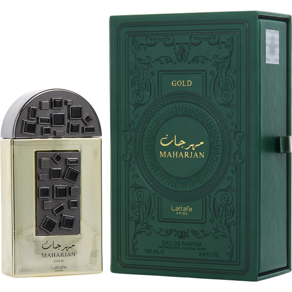 Lattafa Pride Maharjan Gold by Lattafa, Eau De Parfum Spray 3.4 oz, image 1 of 2