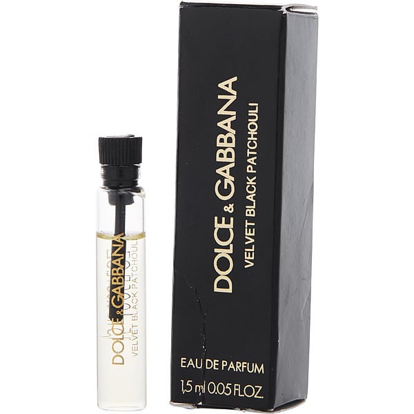 Dolce & Gabbana Velvet Black Patchouli Eau De Parfum Vial On Card