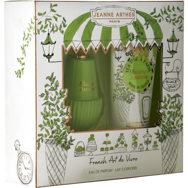 Macaron Amande Eau De Parfum Spray 3.4 oz & Perfumed Body Lotion 5 oz