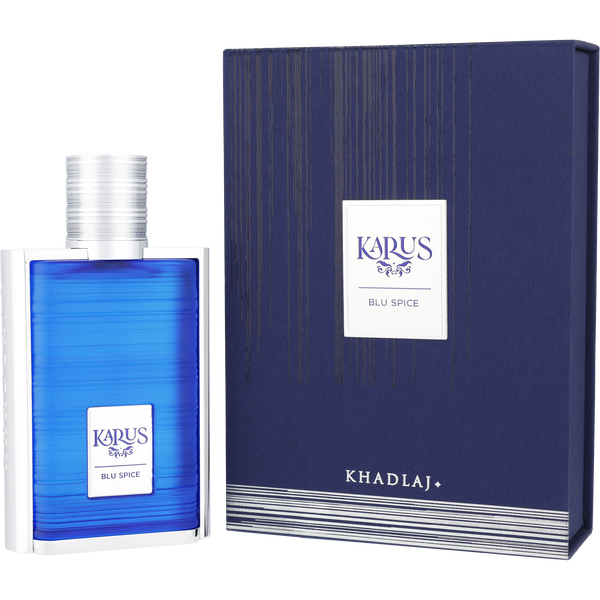 Khadlaj Karus Blu Spice Eau De Parfum Spray 3.4 oz