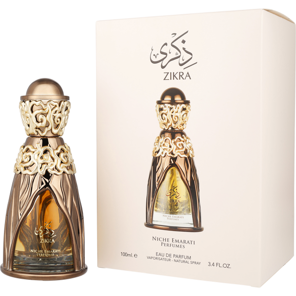 Niche Emarati Zikra by Lattafa, Eau De Parfum Spray 3.4 oz, image 1 of 2