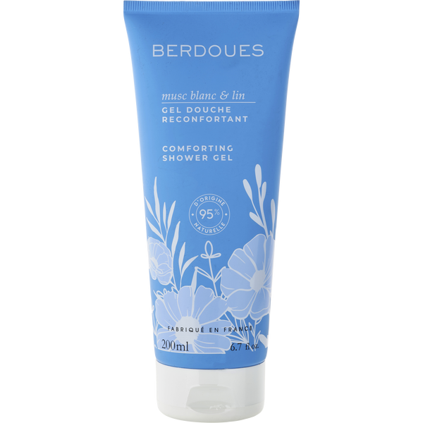 Berdoues Musc Blanc & Lin by Berdoues, Shower Gel 6.76 oz