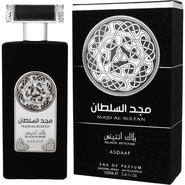 Asdaaf Majd Al Sultan Black Intense Eau De Parfum Spray 3.4 oz