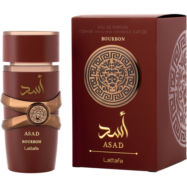 Lattafa Asad Bourbon Eau De Parfum Spray 3.4 oz