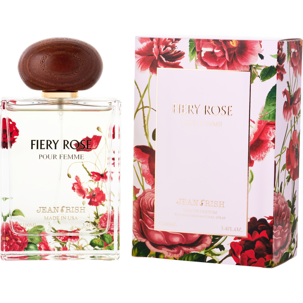 Jean Rish Fiery Rose Eau De Parfum Spray 3.4 oz