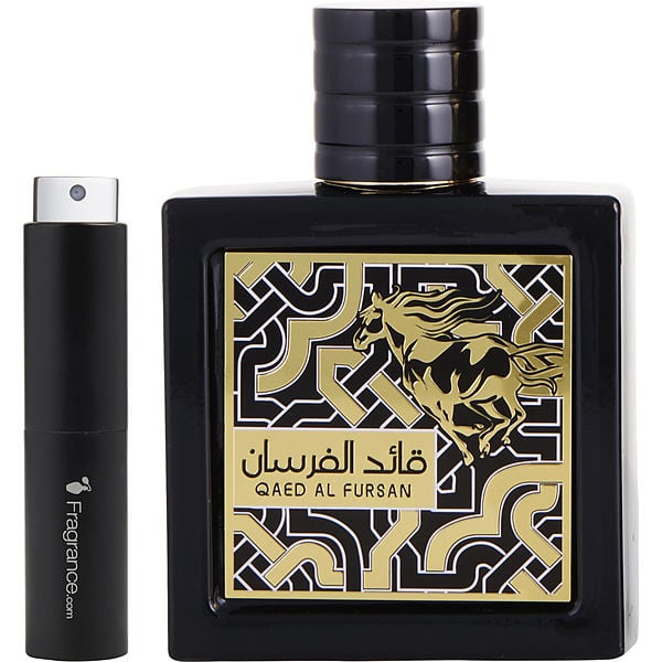 Lattafa Qaed Al Fursan by Lattafa, Eau De Parfum Spray 0.27 oz Travel Spray