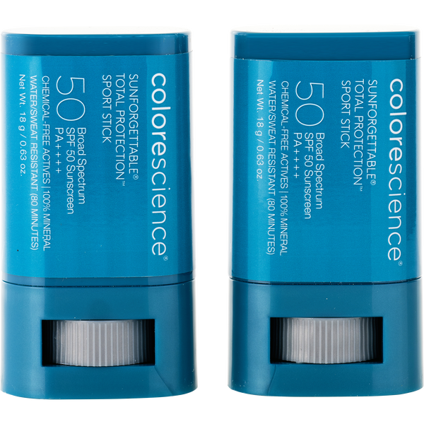 Colorescience by Colorescience, Sunforgettable Total Protection Sport Stick Spf 50 (Twin Packet) 2x18g/0.63oz