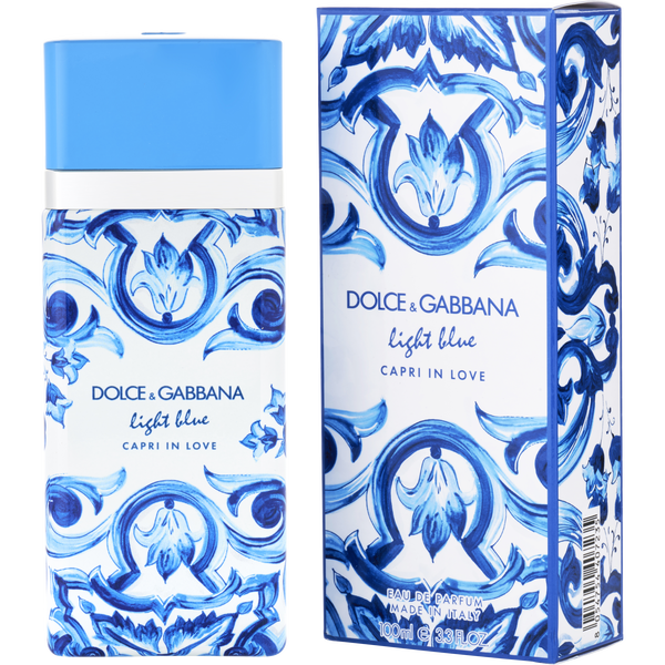 D & G Light Blue Capri In Love by Dolce & Gabbana, Eau De Parfum Spray 3.3 oz, image 1 of 2