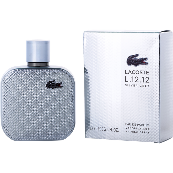 Lacoste L.12.12 Silver Grey Eau De Parfum Spray 3.3 oz