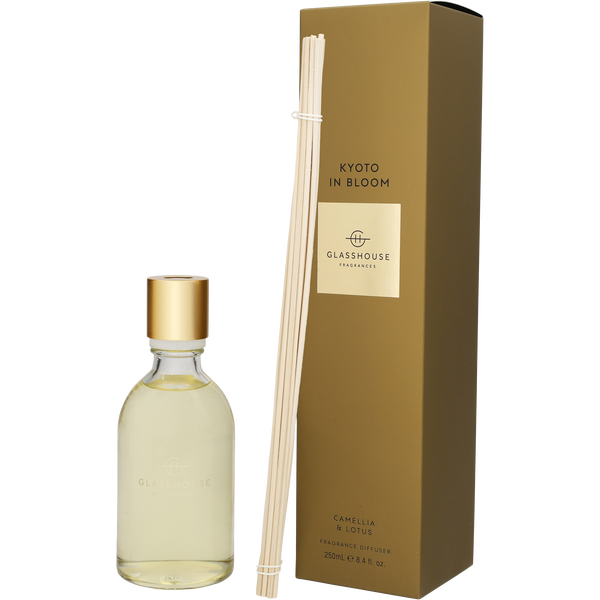 Glasshouse Kyoto In Bloom by Glasshouse, Fragrance Diffuser 8.4 oz