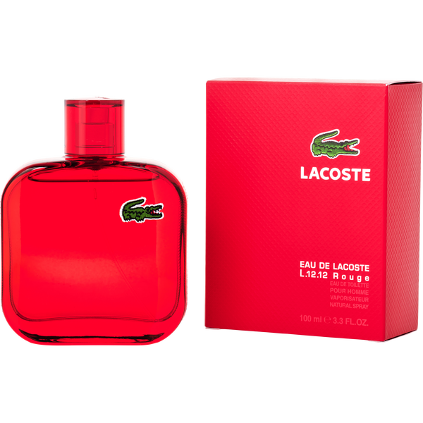 Lacoste Eau De Lacoste L.12.12 Rouge by Lacoste, Eau De Toilette Spray 3.3 oz, image 1 of 2