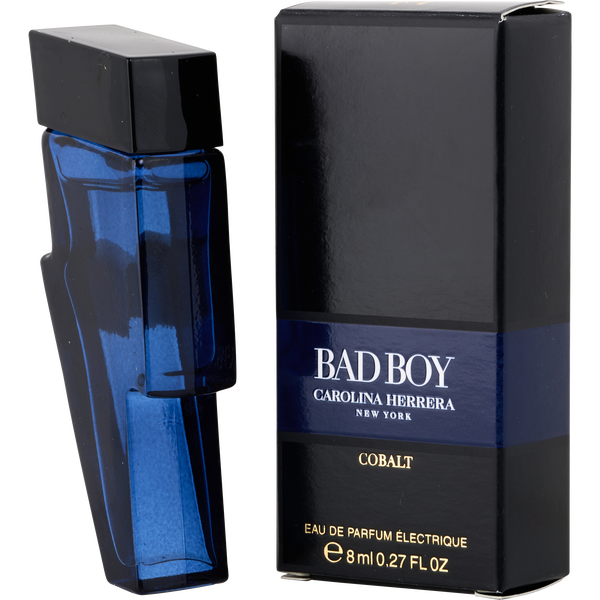 Ch Bad Boy Cobalt by Carolina Herrera, Eau De Parfum Electrique Mini 0.27 oz