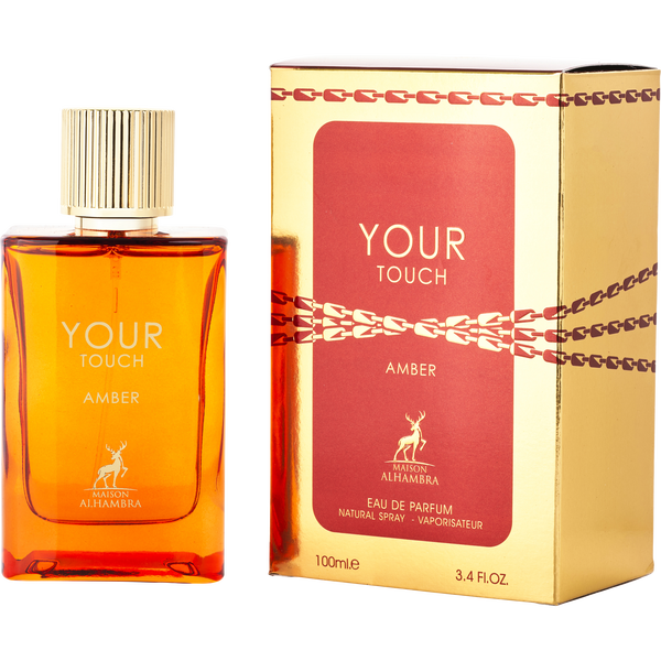 Maison Alhambra Your Touch Amber by Maison Alhambra, Eau De Parfum Spray 3.4 oz, image 1 of 2