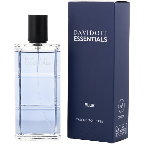 Davidoff Essentials Blue Eau De Toilette Spray 3.7 oz