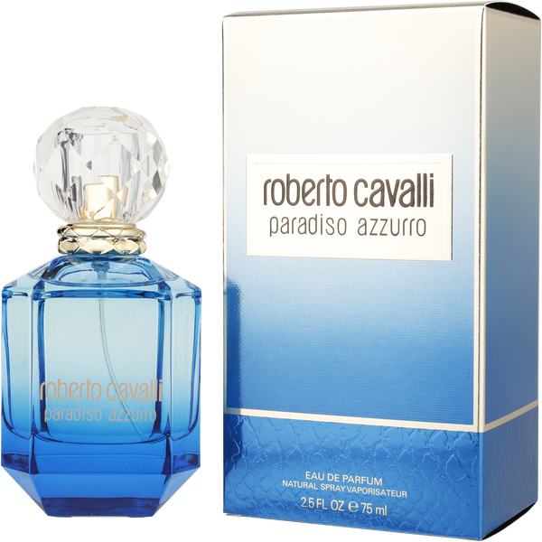 Roberto Cavalli Paradiso Azzuro by Roberto Cavalli, Eau De Parfum Spray (New Packaging) 2.5 oz, image 1 of 2