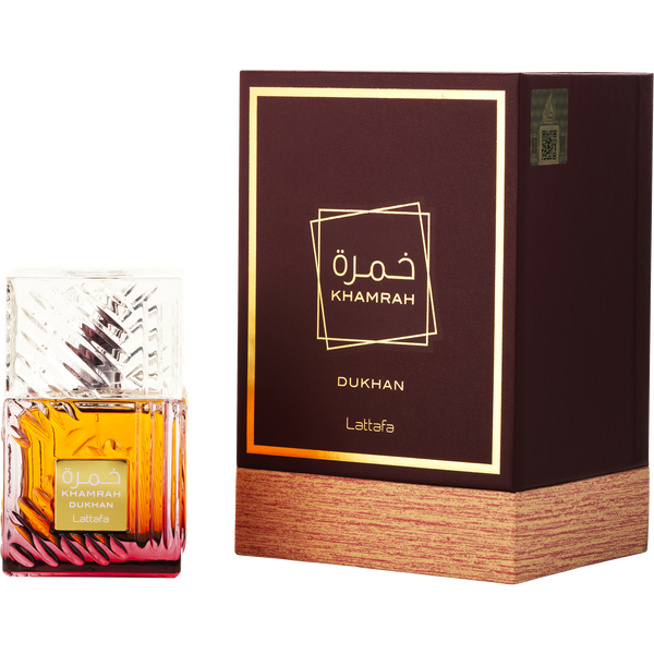Lattafa Khamrah Dukhan Eau De Parfum Spray 3.4 oz