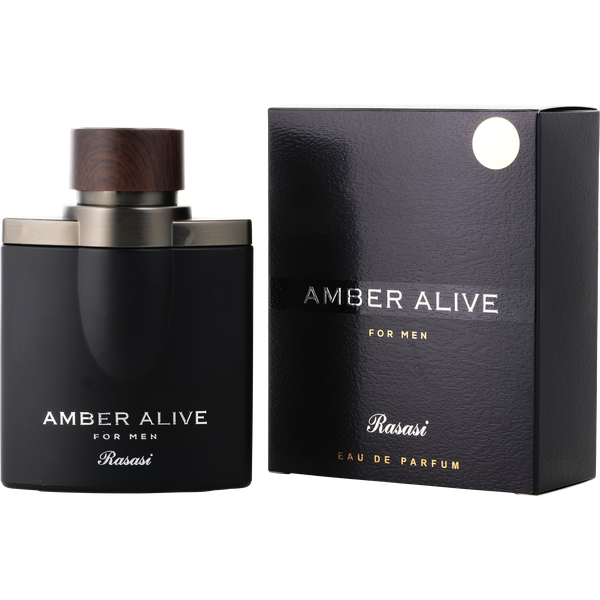Rasasi Amber Alive For Men by Rasasi, Eau De Parfum Spray 3.3 oz, image 1 of 2