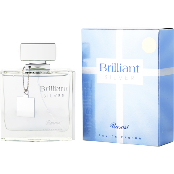 Rasasi Brilliant Silver by Rasasi, Eau De Parfum Spray 3.3 oz, image 1 of 2