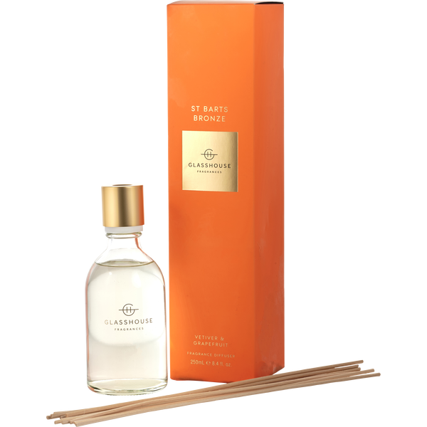 Glasshouse St Barts Bronze by Glasshouse, Fragrance Diffuser 8.4 oz