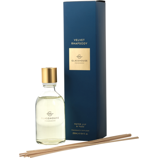 Glasshouse Velvet Rhapsody by Glasshouse, Fragrance Diffuser 8.4 oz