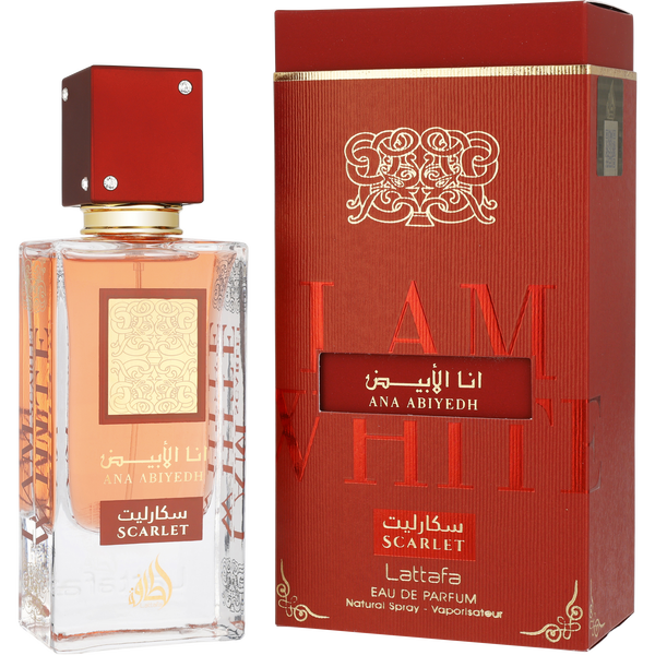 Lattafa Ana Abiyedh Scarlet by Lattafa, Eau De Parfum Spray 2 oz, image 1 of 2