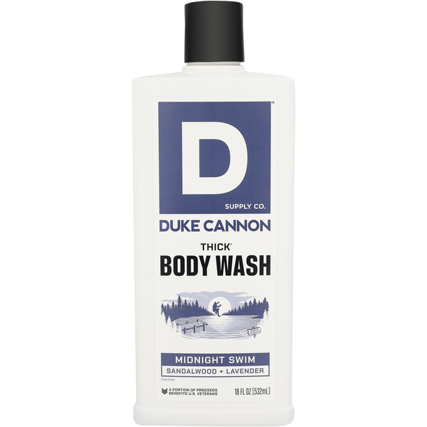 Duke Cannon Midnight Swim by Duke Cannon, Thick Body Wash 18 oz