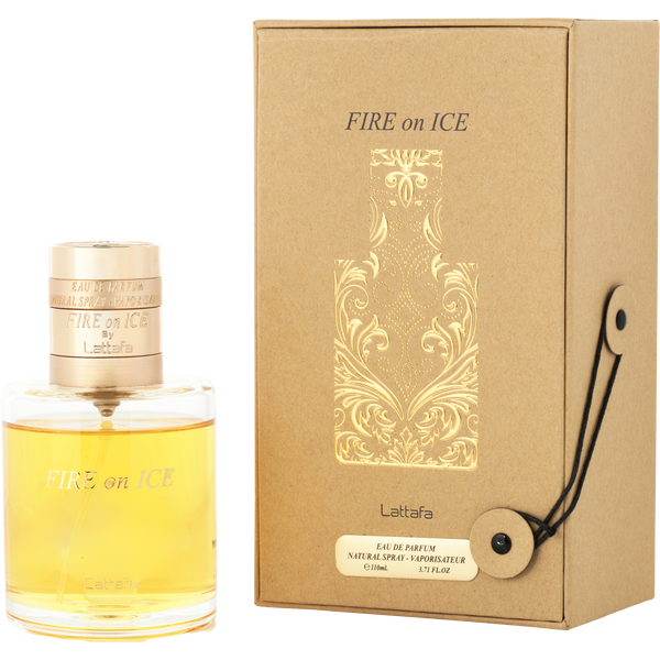 Lattafa Fire On Ice Eau De Parfum Spray 3.7 oz