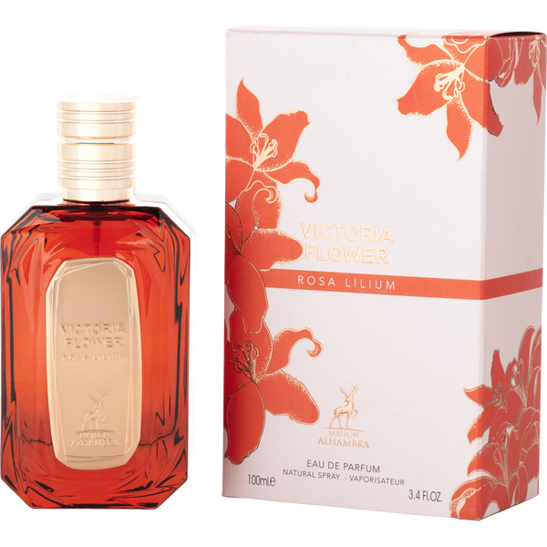 Maison Alhambra Victoria Flower Rosa Lilium by Maison Alhambra, Eau De Parfum Spray 3.4 oz, image 1 of 2