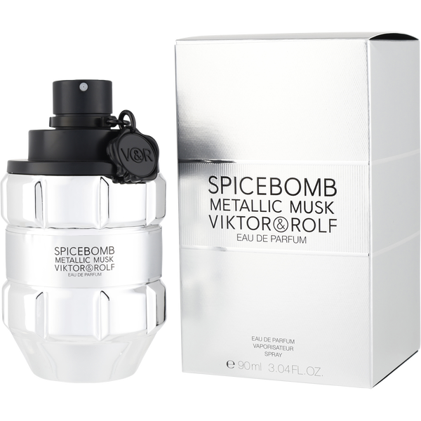 Spicebomb Metallic Musk by Viktor & Rolf, Eau De Parfum Spray 3.04 oz