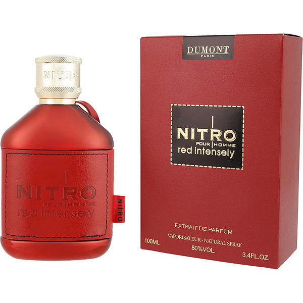 Nitro Red Intensely by Dumont Paris, Extrait De Parfum Spray 3.4 oz
