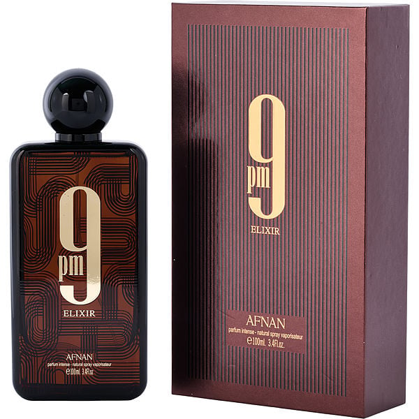Afnan 9 Pm Elixir Parfum Intense Spray 3.4 oz