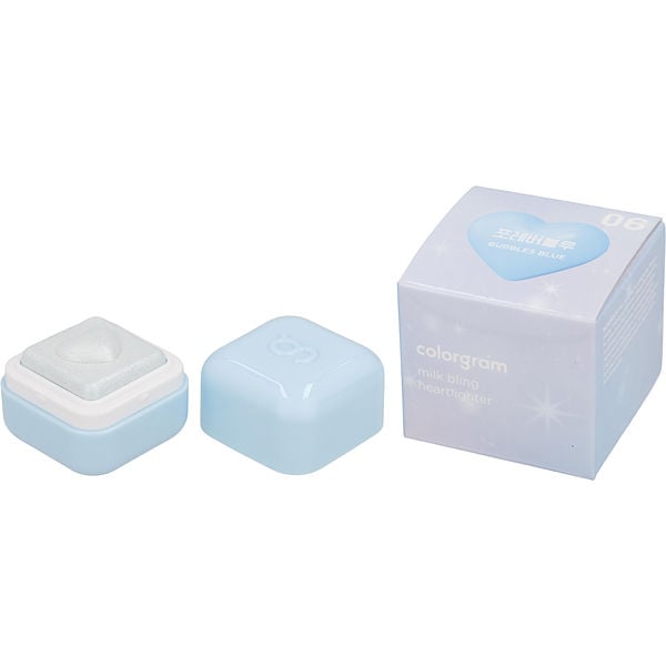 Colorgram Milk Bling Heartlighter - #06 Bubbles Blue--2g/0.07oz