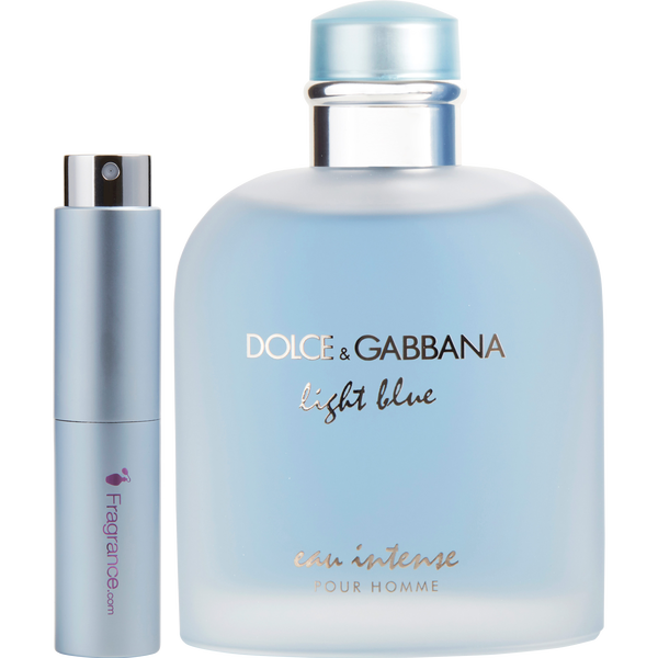 D & G Light Blue Eau Intense Eau De Parfum Spray 0.27 oz (Travel Spray)