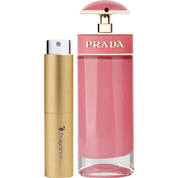 Prada Candy Gloss by Prada, Eau De Toilette Spray 0.27 oz Travel Spray