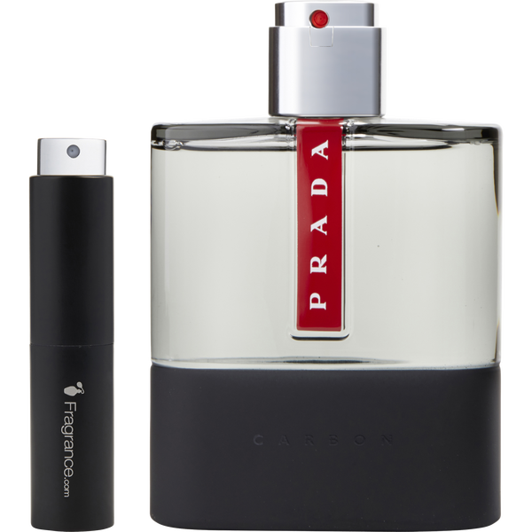 Prada Luna Rossa Carbon by Prada, Eau De Toilette Spray 0.27 oz Travel Spray