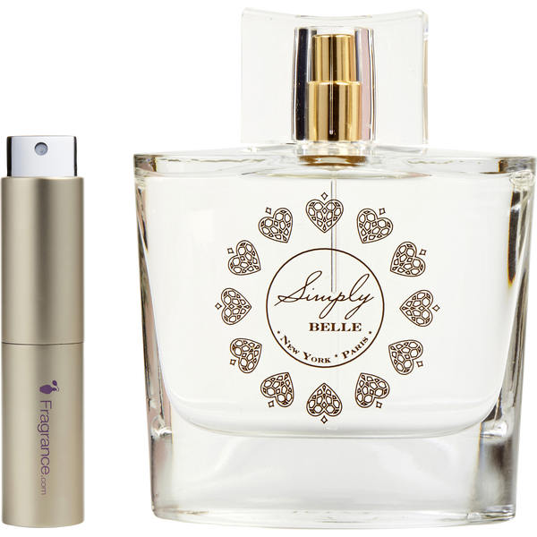 Simply Belle by Exceptional Parfums, Eau De Parfum Spray 0.27 oz Travel Spray