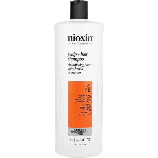 Nioxin by Nioxin, System 4 Scalp + Hair Shampoo (Packaging May Vary) 33.8 oz