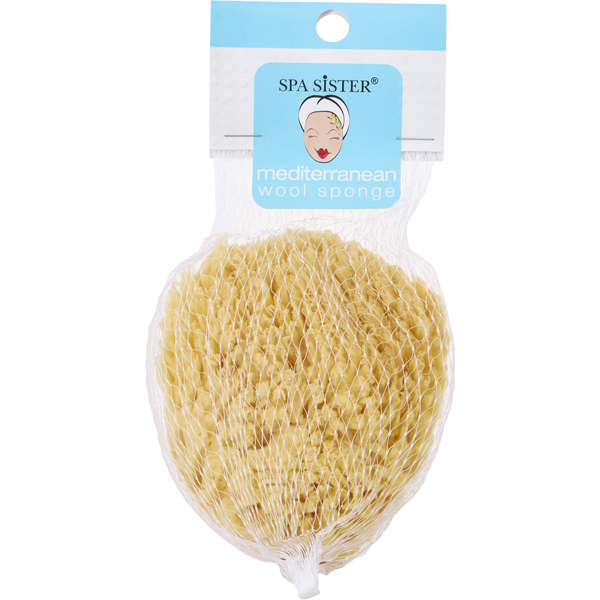 Spa Accessories by Spa Accessories, Spa Sister Mediterranean Wool Sponge - Medium