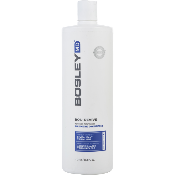 Bosley by Bosley, Bos Revive Volumizing Conditioner Visibly Thinning Non Color Treated Hair 33.8 oz
