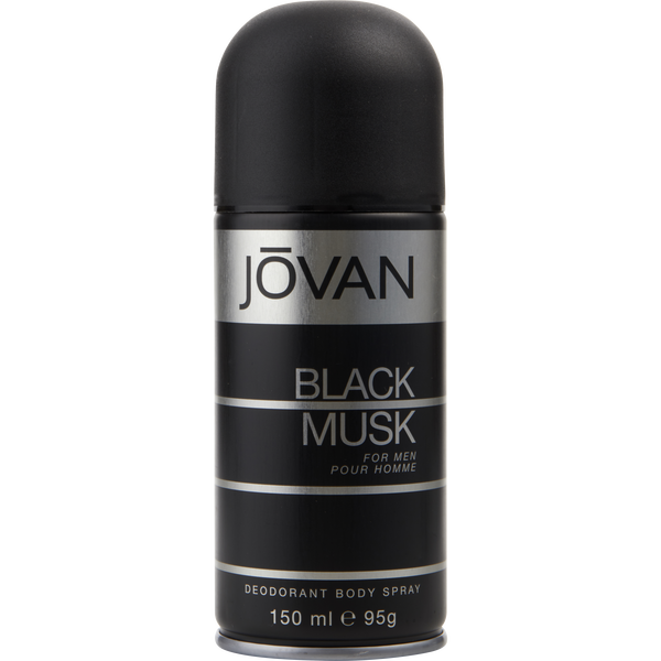 Jovan Black Musk Deodorant Body Spray 5 oz