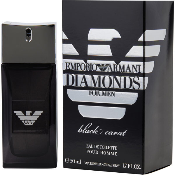 Emporio Armani Diamonds Black Carat by Giorgio Armani, Eau De Toilette Spray 1.7 oz, image 1 of 2