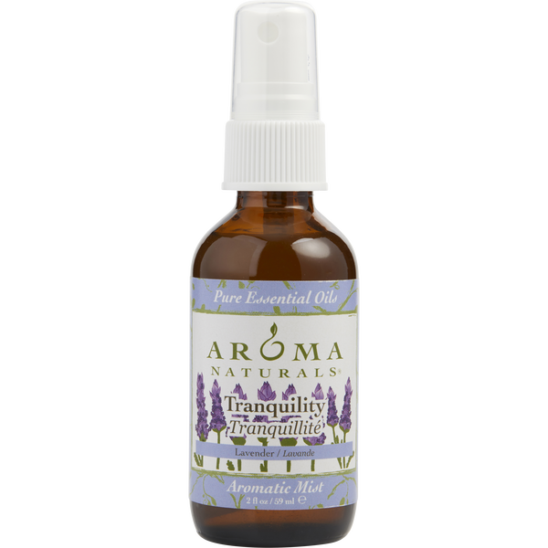 Tranquility Aromatherapy by Aroma Naturals, Aromatic Mist Spray . The Essential Oil Of Lavender Is Known For Its Calming And Healing Benefits. 2 oz