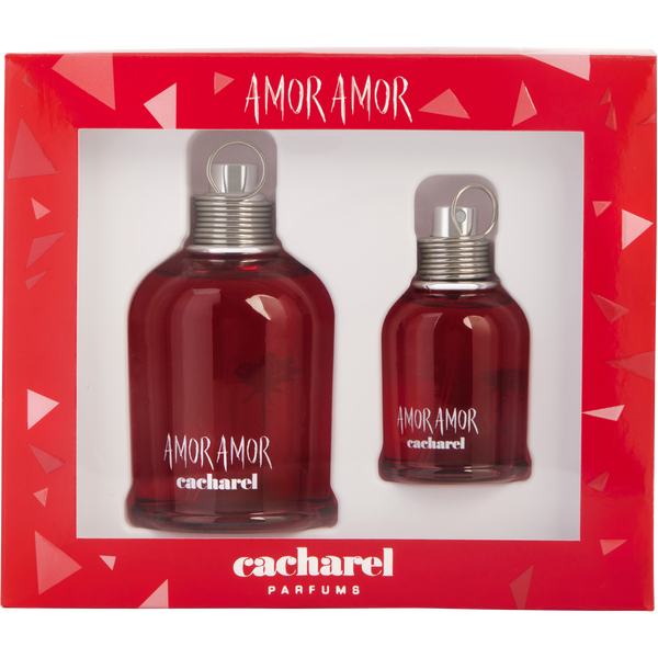 Amor Amor Eau De Toilette Spray 3.4 oz & Eau De Toilette Spray 1 oz