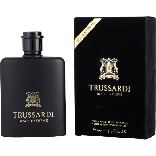 Trussardi Black Extreme Eau De Toilette Spray 3.4 oz